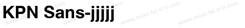 KPN Sans字体转换